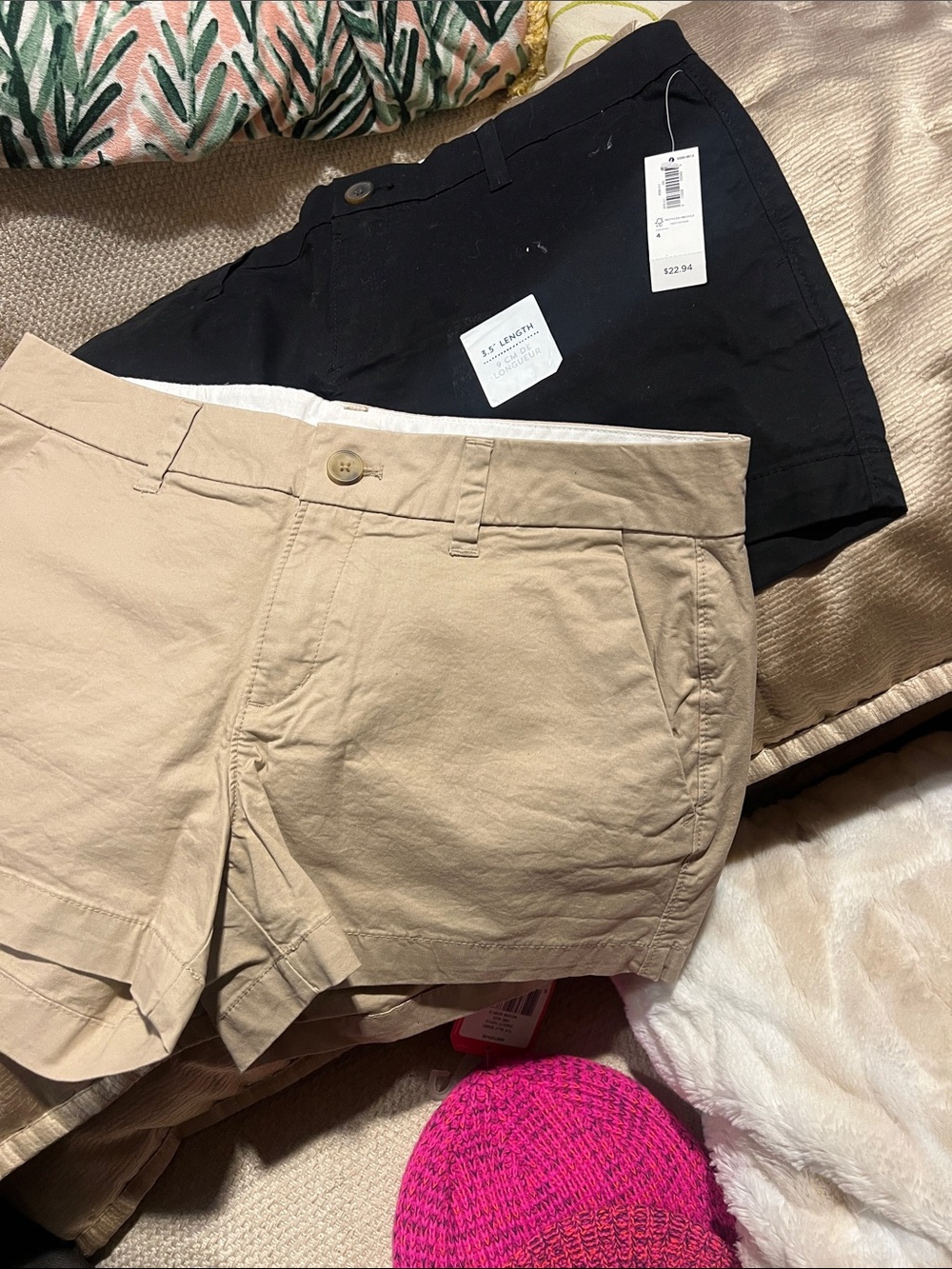 Old Navy Women’s Chino Shorts - Black & Khaki